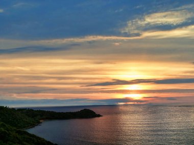 Ashleam Bay at sundown, Achill Island, County Mayo, Ireland. clipart