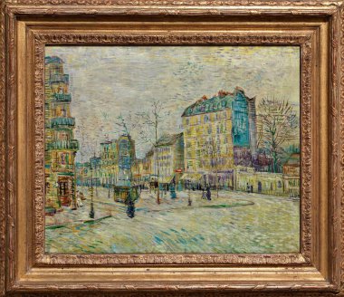 Clichy Bulvarı, Sanatçı: Gogh, Vincent van (1853-90) / Hollandalı. 