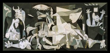 Guernica, 1937 AD (C20th AD), (oil on canvas) by Artist: Picasso, Pablo (1881-1973) / Spanish.  clipart