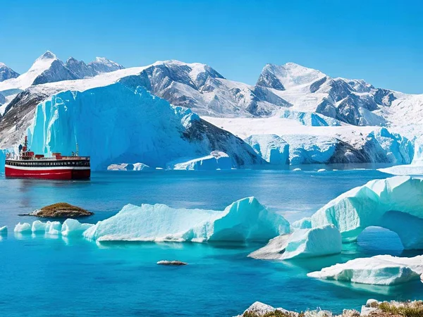 Ataa Zatoka Disko Grenlandia — Zdjęcie stockowe