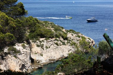 Akdeniz Mallorca İspanya 'sında yaz mevsimi