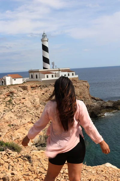 Palma de Mallorca İspanya 'da güneşli bir günde Akdeniz manzarası