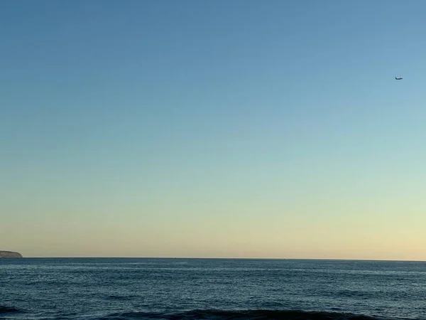 Hermoso Reflejo Del Atardecer España Mediterránea Del Mar Con Cielo —  Fotos de Stock