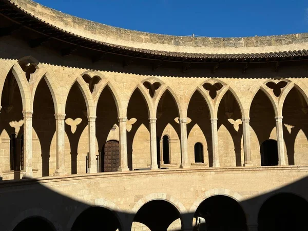 Antiga Infra Estrutura Fortificação Estilo Gótico Espanha — Fotografia de Stock
