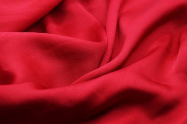 Güzel koyu siyah ve kırmızı ipek kumaşın arkaplan ve dokuları