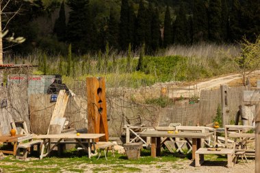 Soller, Mallorca, İspanya - 23 Mart 2025 Soller Köyü tabelası