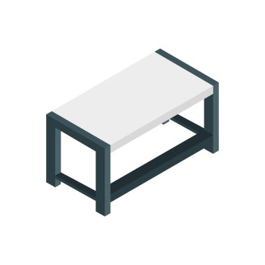 table modern icon on white background