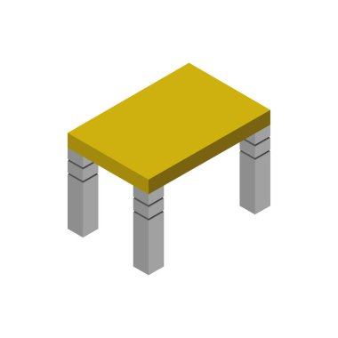 table modern icon on white background
