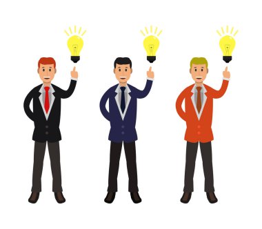 Erkek vektör çizimi kümesi