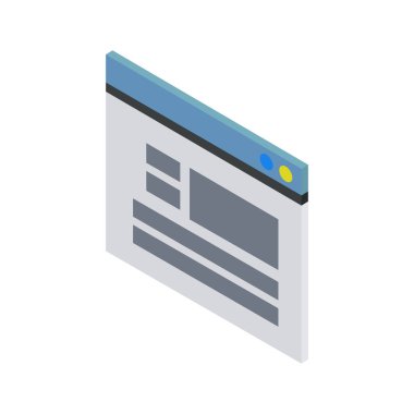 İniş sayfası kablo simgesi, vektör illüstrasyonu