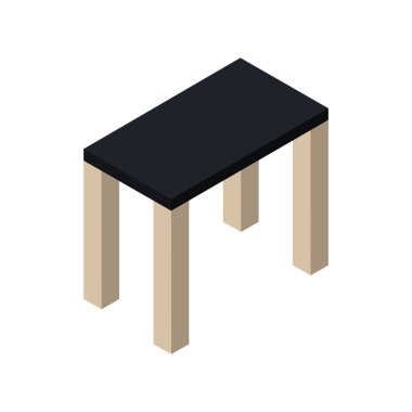 table modern icon on white background