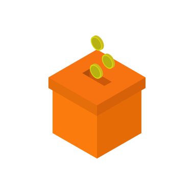 Basit para vektörü düz resim