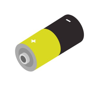 Pil web simgesi, vektör çizim