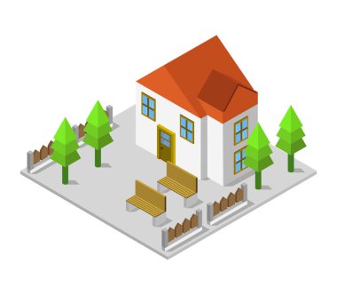 Beyaz arkaplanda ev modern simgesi    