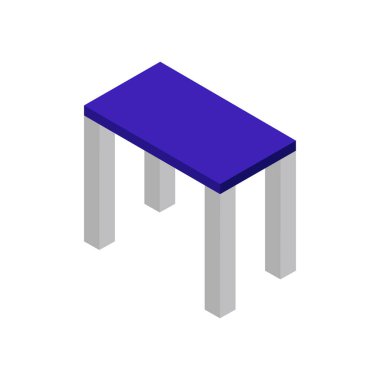 table modern icon on white background