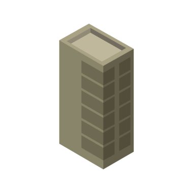 bir yüksek yapı vektör simgesi