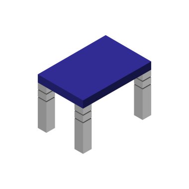 table modern icon on white background