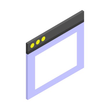 İniş sayfası kablo simgesi, vektör illüstrasyonu