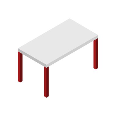 table modern icon on white background