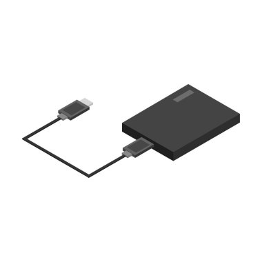 vektör simgesi, usb flash disk