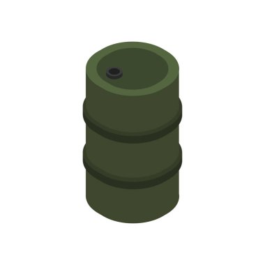 Makine yağı illüstrasyonunun basit web simgesi