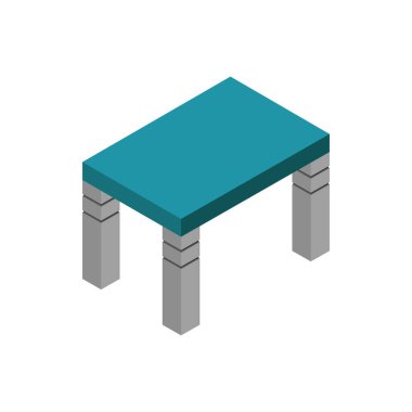 table modern icon on white background