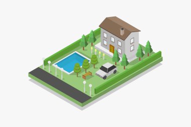 Beyaz arkaplanda ev modern simgesi    