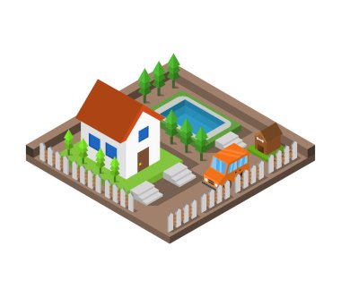 Beyaz arkaplanda ev modern simgesi    