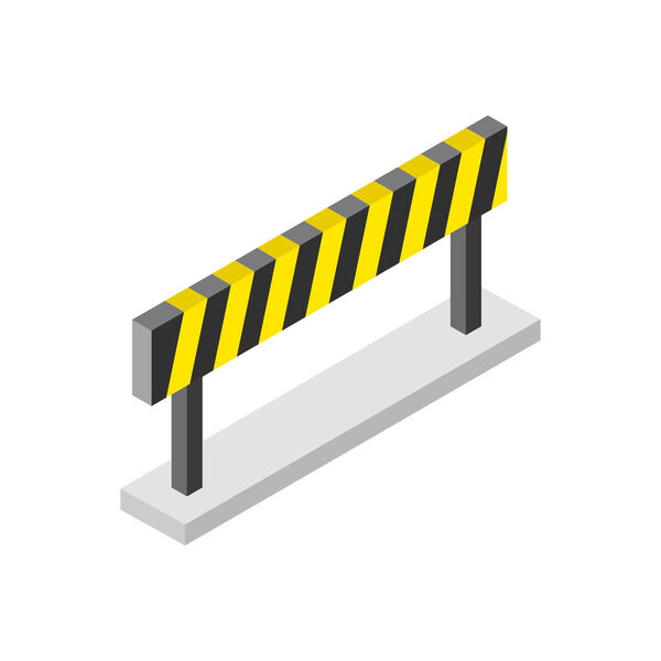 roadblock icon vector illustration