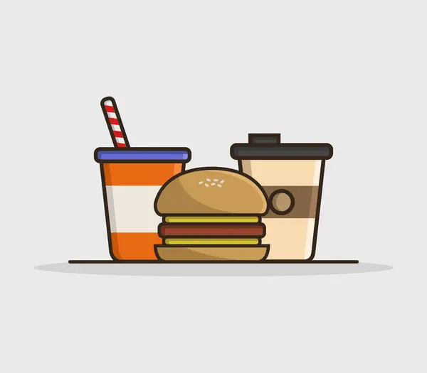 fast food and drink icon