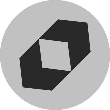 Düz stil vektör illüstrasyonunda yön ok simgesi