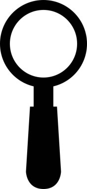 Büyütme cam simgesi, vektör illüstrasyon tasarımı