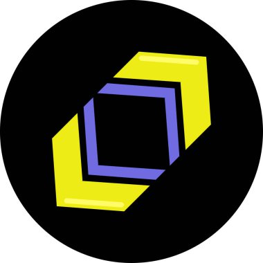 Düz stil vektör illüstrasyonunda yön ok simgesi