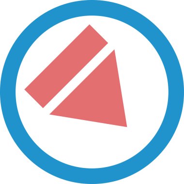 Beyaz arkaplanda ok yönü simgesi, vektör illüstrasyonu 