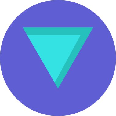 Düz stil vektör illüstrasyonunda yön ok simgesi