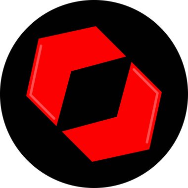 Düz stil vektör illüstrasyonunda yön ok simgesi