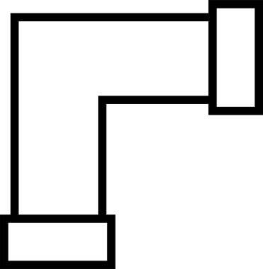 boru ağı simgesi basit tasarım