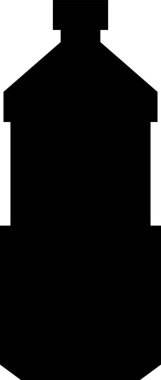 süt şişesi simgesi, vektör illüstrasyonu 