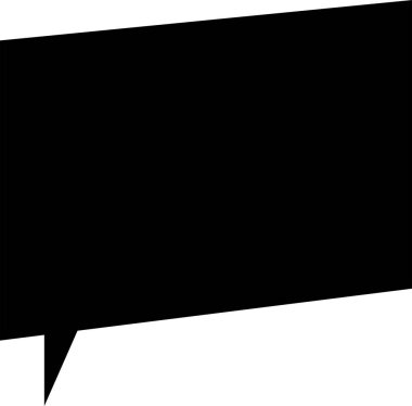 konuşma balonu simgesinin üzerine beyaz izole 