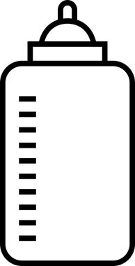 Çocuklar için şişe vektör illüstrasyonu