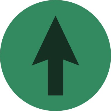 Ok. Web simgesi basit tasarım vektör çizimi