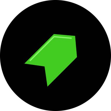 Ok. Web simgesi basit tasarım vektör çizimi