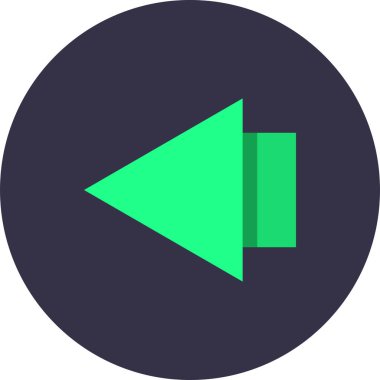 Ok. Web simgesi basit tasarım vektör çizimi