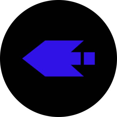 Ok. Web simgesi basit tasarım vektör çizimi