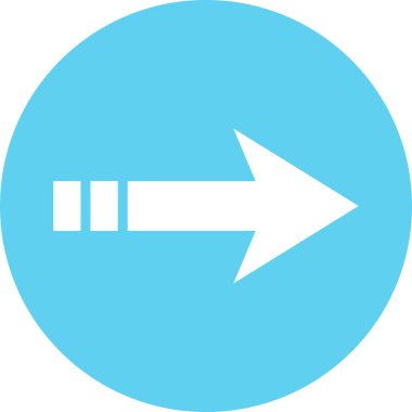 Ok. Web simgesi basit tasarım vektör çizimi