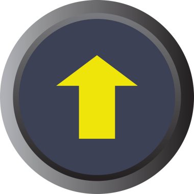 Ok. Web simgesi basit tasarım vektör çizimi