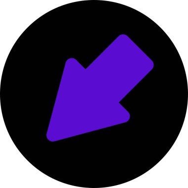 Ok. Web simgesi basit tasarım vektör çizimi