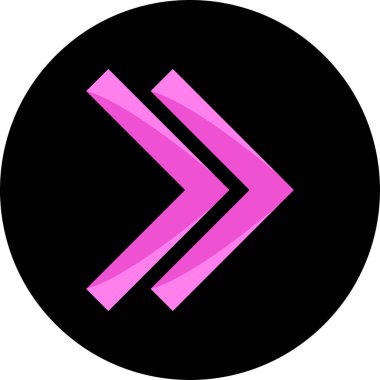 Ok. Web simgesi basit tasarım vektör çizimi