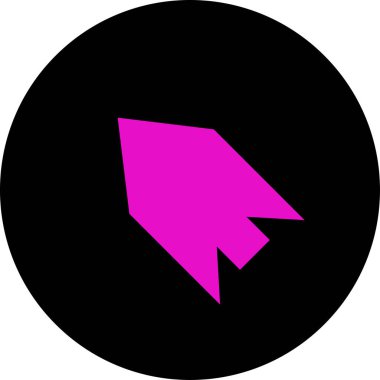 Ok. Web simgesi basit tasarım vektör çizimi