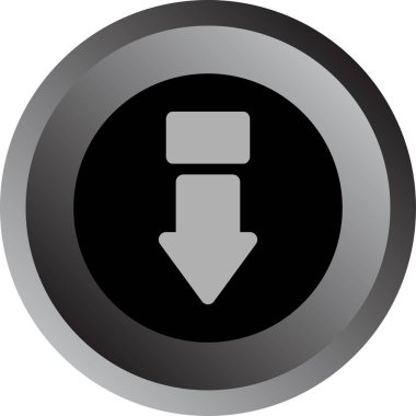 Ok. Web simgesi basit tasarım vektör çizimi